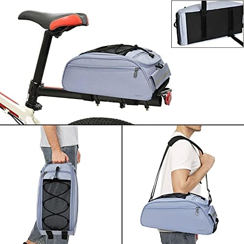 MOSISO Bike Rack Bag, Waterproof Bicycle Trunk Pannier Rear Seat Pouch - Image 4