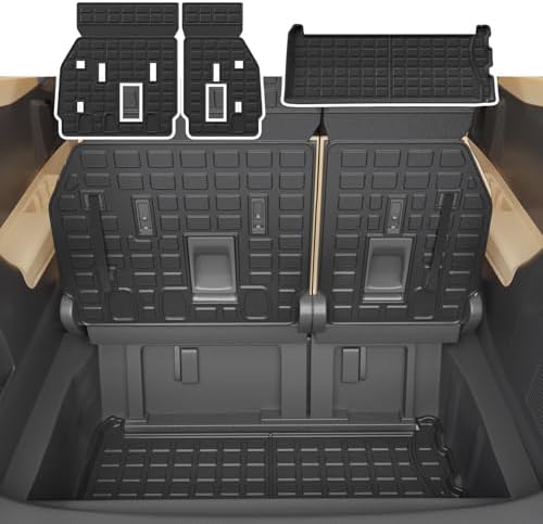 Cargo Mat & Backrest Mats for 2021-2026 Toyota Sienna 7&8 Seats by Thinzyou