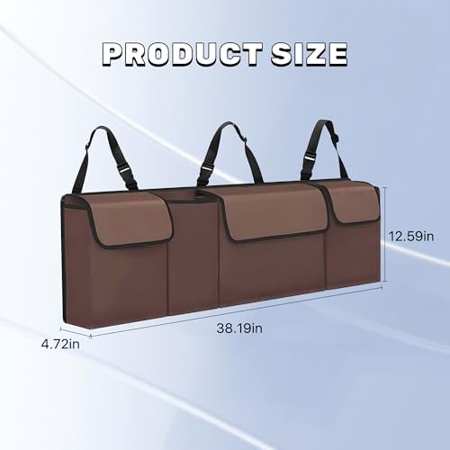 Car Trunk Organizer, Waterproof Backseat Hanging Large Storage - Image 3
