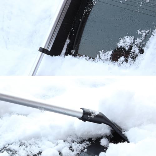 VOSAREA Telescoping Snow Brush Ice Scraper Aluminum Alloy - Image 6