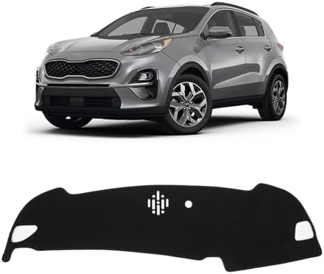 KUST Black Dash Cover for Kia Sportage 2023-2024 2025 Left Hand Driving by KUST