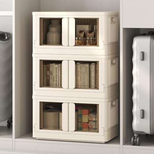 FLEXIMOUNTS 110 QT Stackable Plastic Storage Bins by FLEXIMOUNTS