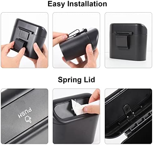 2 Packs Mini Car Trash Can Bin - Image 5