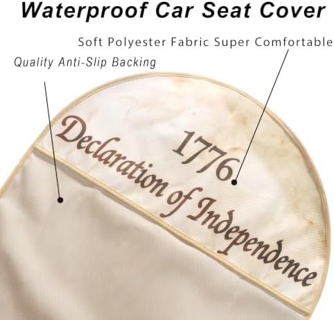 Car Seat Cover Protector Front Seats, - Image 5