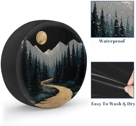 Forest Spare Tire Cover Waterproof Dust-Proof Spare Wheel Covers - Image 4