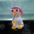 Cool Swinging Duck Car Hanging Ornament, Pendant Interior Rearview Mirror by XYNorth