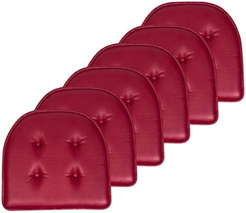 Sweet Home Collection Chair Cushion Memory Foam Pads Tufted Slip Non Skid by SweetHomeCollection