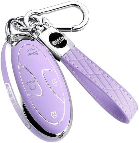 7 Buttons Compatible with Hyundai Key Fob Cover Accessories, Fits by Unknown