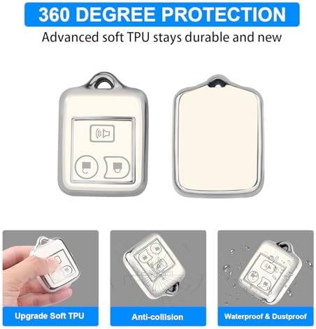 QBUC for Ford 3 Buttons Key Fob Cover - Image 5