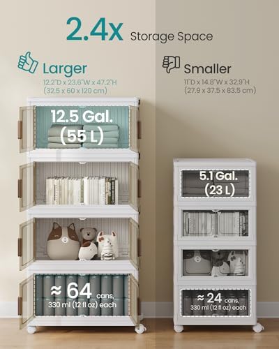 SONGMICS 58QT stackable storage bins - Image 3