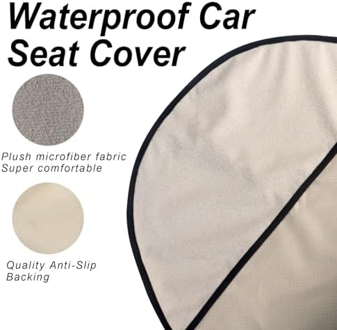 Car Seat Cover Protector Front Seats, - Image 5