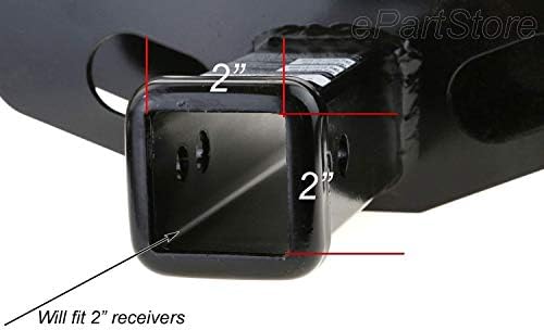 Blank Metal Trailer Hitch Cover - Image 4