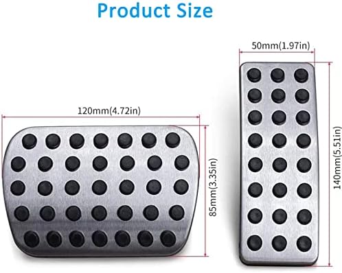 Non Slip Gas Brake Pedal Cover Aluminum Compatible - Image 2