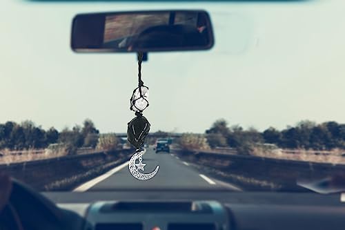 Crystals Obsidian Crystal Stone Cute Boho Car Mirror Hanging Accessories - Image 3