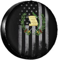Coat of Arms Guatemala USA Flag Spare Tire Cover, Universal Waterproof & by YSYZSDS