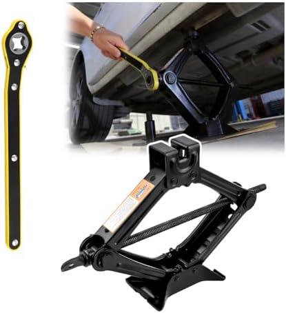 Heavy Duty Scissor Jack for Car, Portable Scissor Car Jack Kit by Unknown