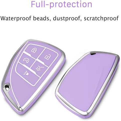 for Chevrolet Key Fob Cover, TPU Protective Key Case - Image 3