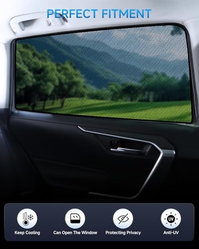 Car Window Shades for Mazda CX-5, UV & Heat Blocker, Privacy Protection for - Image 3