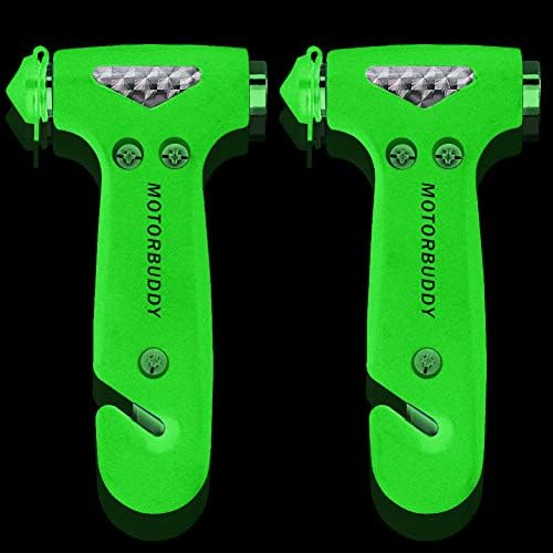 MOTORBUDDY 2-Pack Car Safety Hammer, Auto Emergency Escape Hammer by MOTOUDDY