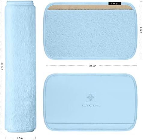 LACDL Extra Long Seatbelt Covers Super Soft Furry - Image 5
