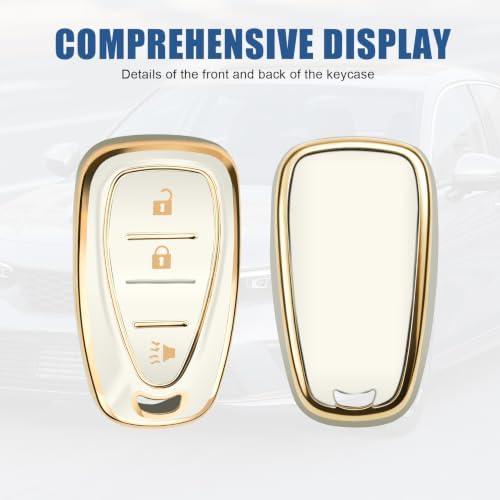 for Chevy Key Fob Cover, 3 Buttons TPU Key Cover - Image 4