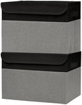 Bagnizer Large 42 Quarts Fabric Storage Bins by Bagnizer