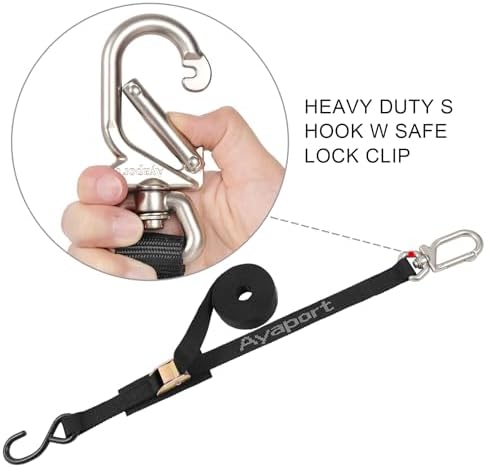Ayaport Cam Buckle Tie Down Straps 10 feet - Image 2
