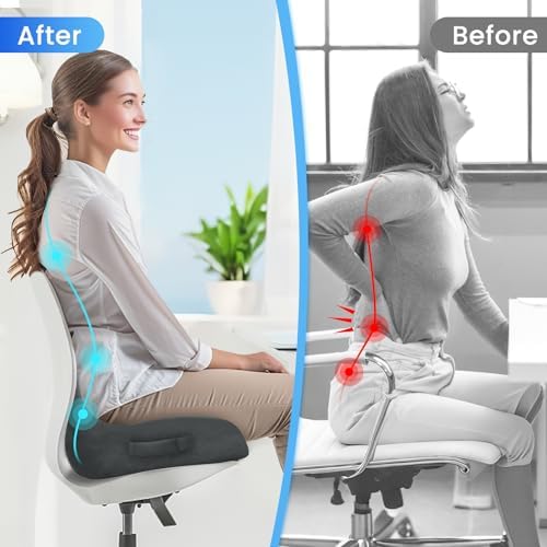 CushZone Extra Large Seat Cushion, Sciatica Support - Image 7