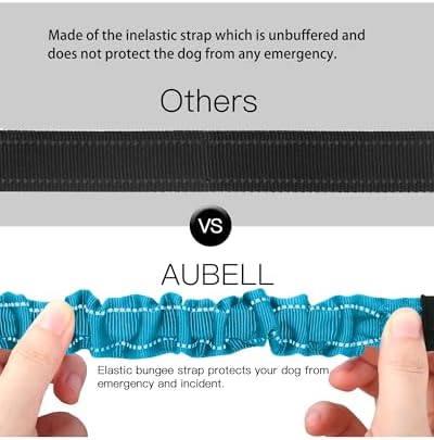 AUBELL Dog Seat Belt for Car, Updated 3-in-1 Bungee Dog Car Harness - Image 5