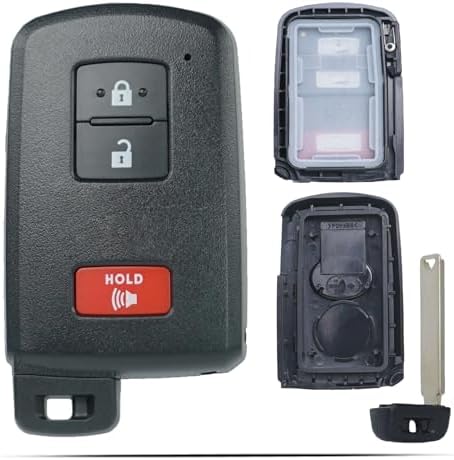 SUPALAND Smart Key Fob Shell Case Replacement Fits by SUPALAND