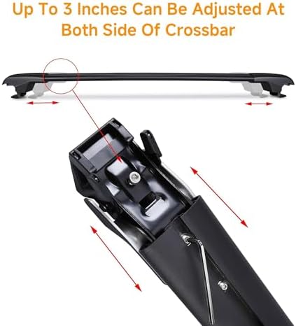Roof Rack Cross Bars Fits VW Tiguan 2018-2025 & Taos 2022-2025 - Image 4