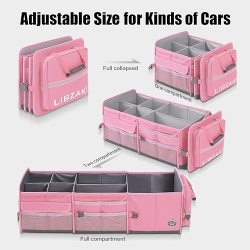 LIBZAKI Oversize 4 in 1 Car Trunk Storage Organizer - Image 3
