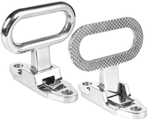 2 Pcs Folding Step for Vehicles, 304 Stainless Steel Door Steps by Unknown