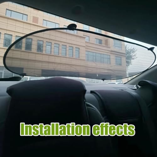 Car Rear Window Sunshade, Mesh Sunlight Shield Provide Glare Shield and UV Rays - Image 6