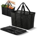 CleverMade EcoBasket Collapsible Grocery Tote, 30L Structured Tote Bag by CleverMade