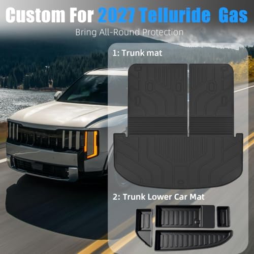 GYGY Trunk Mat and Lower Cargo Liner Set, Fit - Image 2