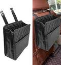 1Pack Car Seat Back Organizer, PU Leather Hanging Organizer, Waterproof Easy To by NOTISH