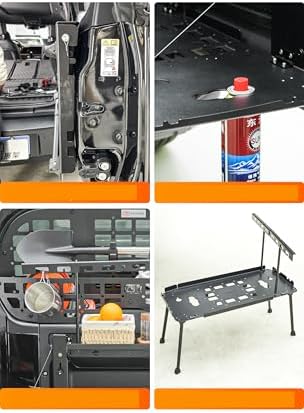 for Land Rover Defender 90/110/130 2020-2025 Tailgate Storage Rack Folding - Image 2