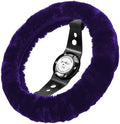 Andalus Brands Luxury Fluffy Car Steering Wheel Covers – Genuine Merino by AndalusBrand