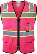 JKSafety Safety Vest for Men Women Hi Vis Relfective Vest by JKSafety
