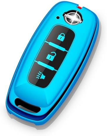 for Nissan Key Fob Cover 3 Buttons Car Key Case Sentra Kicks Pathfinder Rogue by ZSPDACC