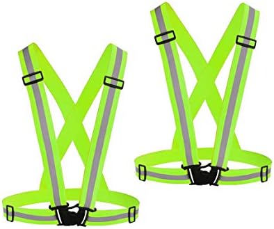 Chiwo Reflective Vest Running Gear 2Pack, High Visibility Safety Vest by Chiwo