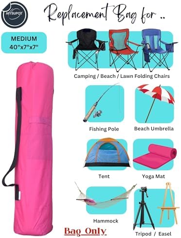 40"x7"x7" Replacement Bag for Folding Camping Chair, Camp Chairs, Yoga Mat - Image 5