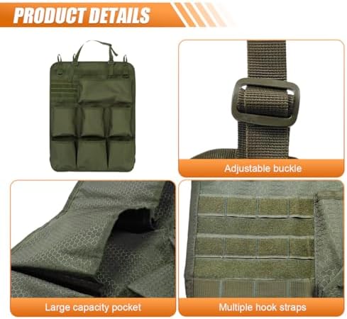 Car Backseat Organizer, Oxford Car Seat Back Protector - Image 3