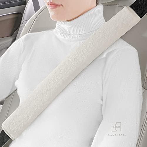 LACDL Extra Long Seatbelt Covers Super Soft Furry - Image 2