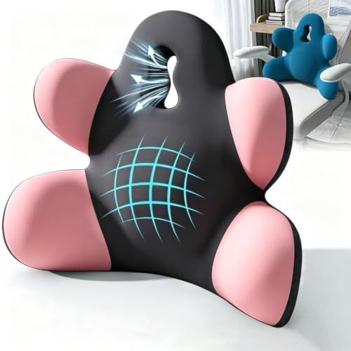 Lumbar Support Pillow for Office Chair, Back Support Pillow for Car by Sothuba