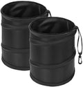 Ginsco 2Packs 2 Gallons New Leakproof Car Trash Can, Compact Trash Can Pop-up by Ginsco