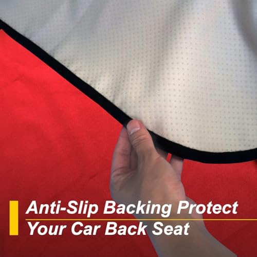 Back Seat Cover for Car Trucks Van SUV Jeep, Waterproof Rear Bench Towel Seat - Image 5