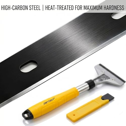 30 Pack 4 Inch Scraper Blades, High-Carbon Steel, - Image 2