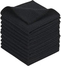 KinHwa Waffle Microfiber Dish Cloths Black Kitchen Towels, Cleaning Cloth by KinHwa
